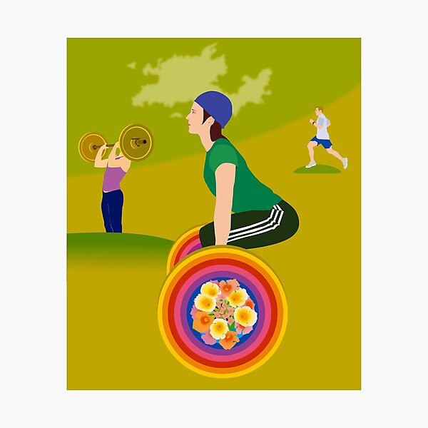 Lifting Rainbow Photographic Print