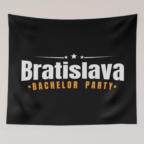 Item preview, Bachelor Party Shirt Bratislava Pre Wedding Celebration Tee designed and sold by haselshirt.