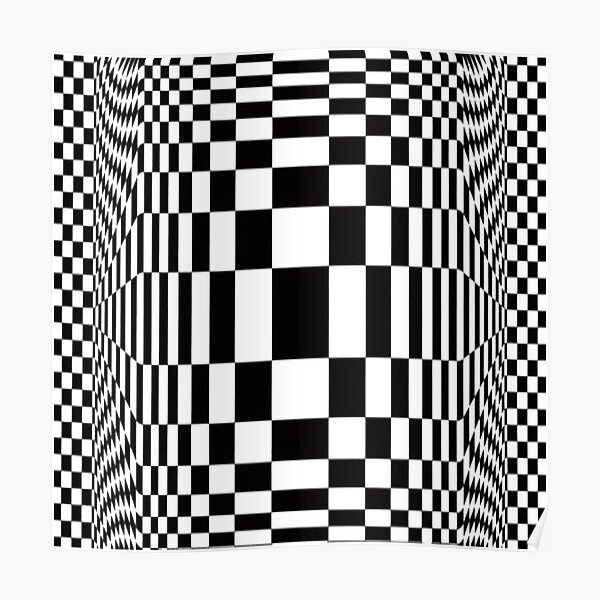 Op Art. Victor #Vasarely, was a Hungarian-French #artist, who is widely accepted as a #grandfather and leader of the #OpArt movement Poster