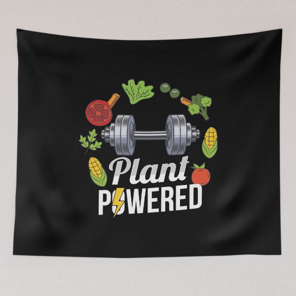 Item preview, Fitness Bodybuilder Bodybuilding Plant Powered Gift Idea designed and sold by haselshirt.