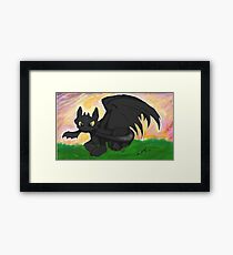 Toothless Framed Print