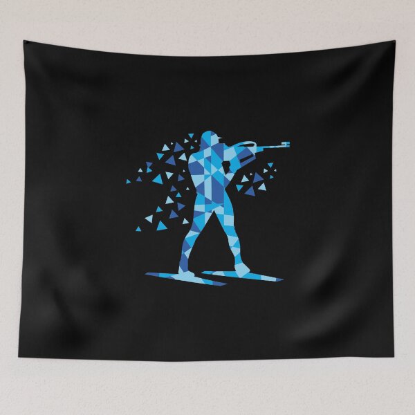 Item preview, Biathlon Skiing Riffle Shooting Geo Holiday Gift designed and sold by haselshirt.