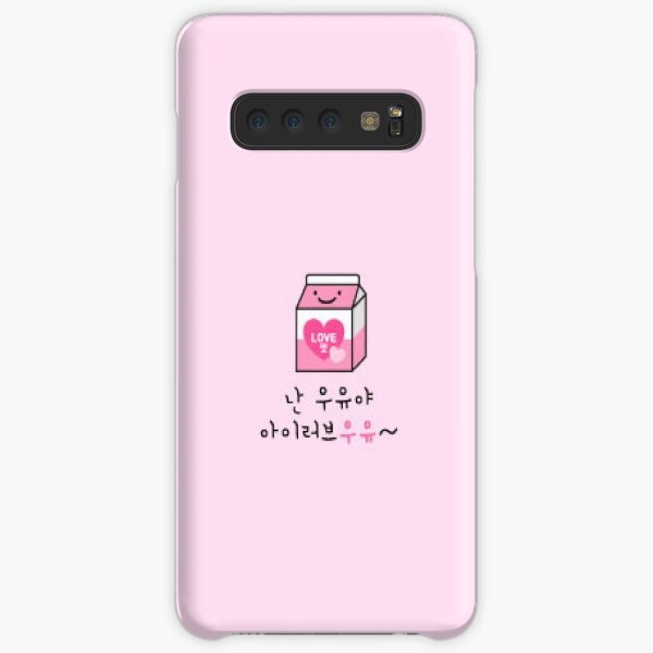 Stray Kids IN's phone case cute pink milk Samsung Galaxy Snap Case