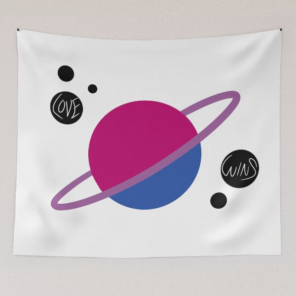 Item preview, "Interstellar Pride" - Bisexual Pride Flag designed and sold by AutumnStars.