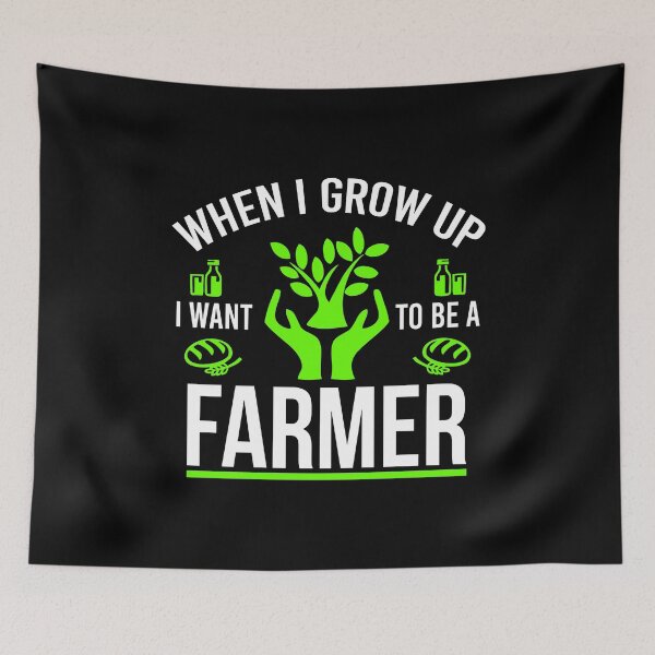 Item preview, Farmer Shirt When I grow up I want to be a farmer Gift Tee designed and sold by haselshirt.