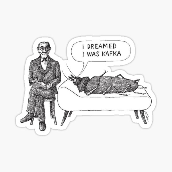 Item preview, Kafka and Freud designed and sold by Taweret.