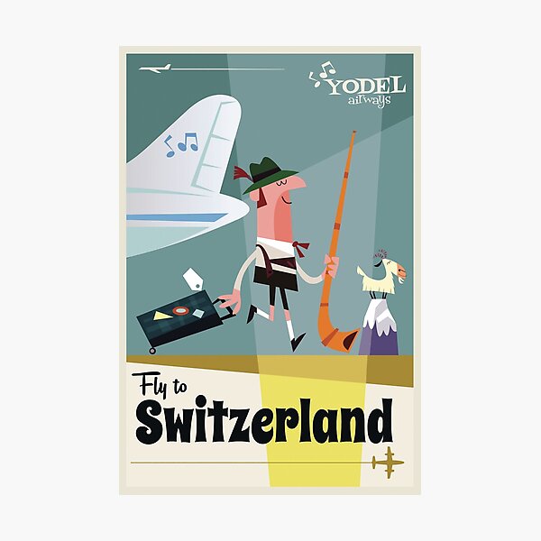 Item preview, Fly to Switzerland designed and sold by GAGodel.