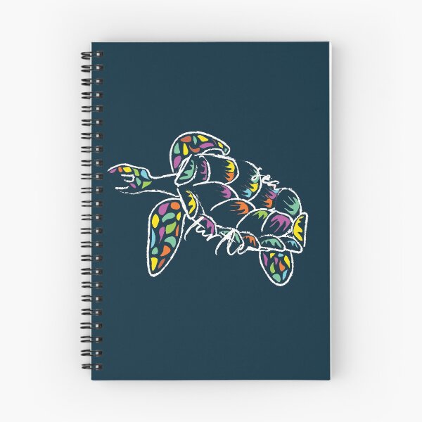 Item preview, Colourful Sea Turtle v2 designed and sold by Ohmywordartist.