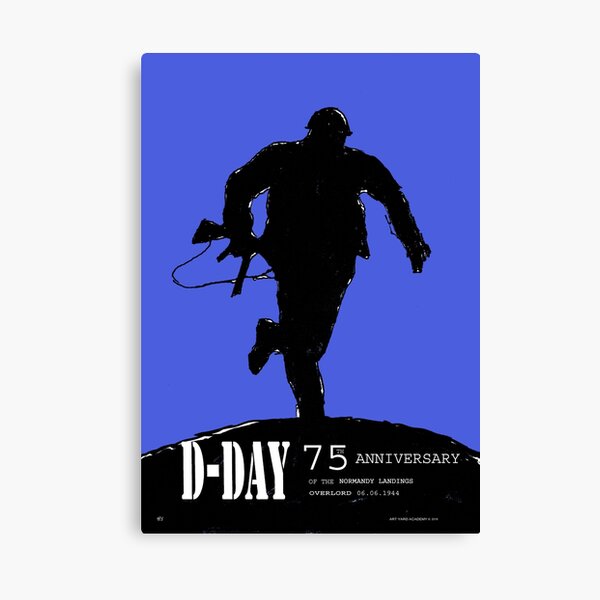 D-Day Anniversary of the Landing in Normandie - June 6, 1944 Canvas Print