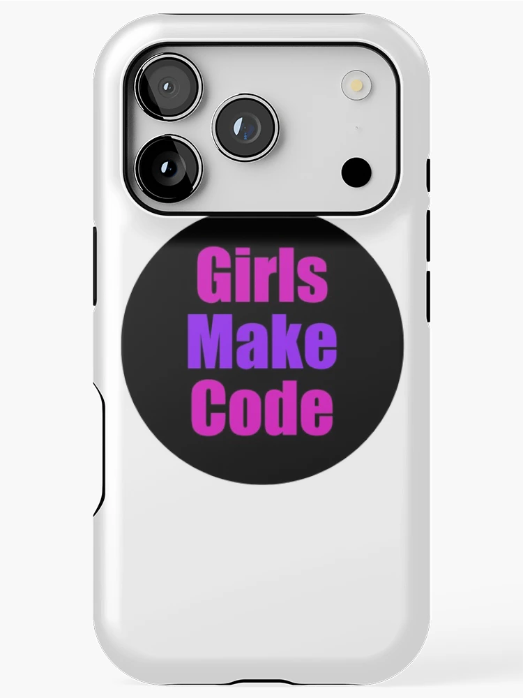 Thumbnail 1 of 4, iPhone Case, Girls make Code designed and sold by KeepOnCoding.