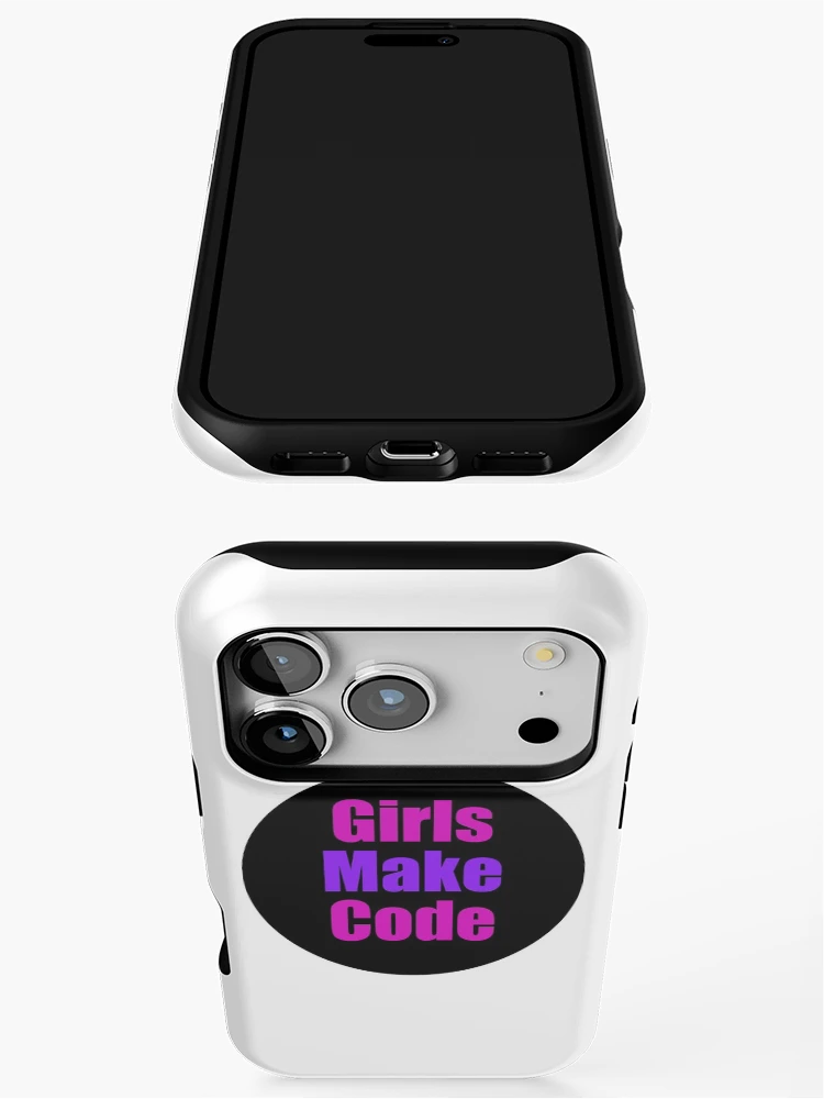 Thumbnail 3 of 4, iPhone Case, Girls make Code designed and sold by KeepOnCoding.