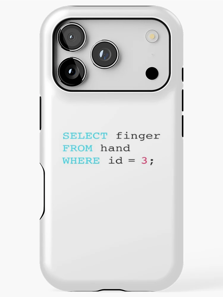 Thumbnail 1 of 4, iPhone Case, Middle Finger designed and sold by KeepOnCoding.