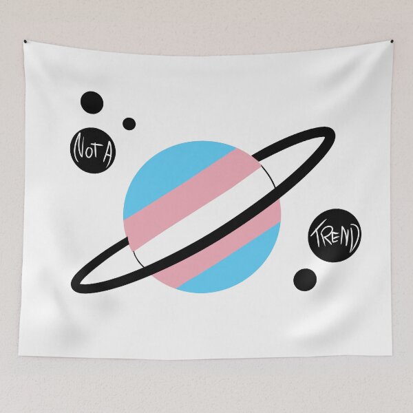 Item preview, "Interstellar Pride" - Transgender Pride Flag designed and sold by AutumnStars.