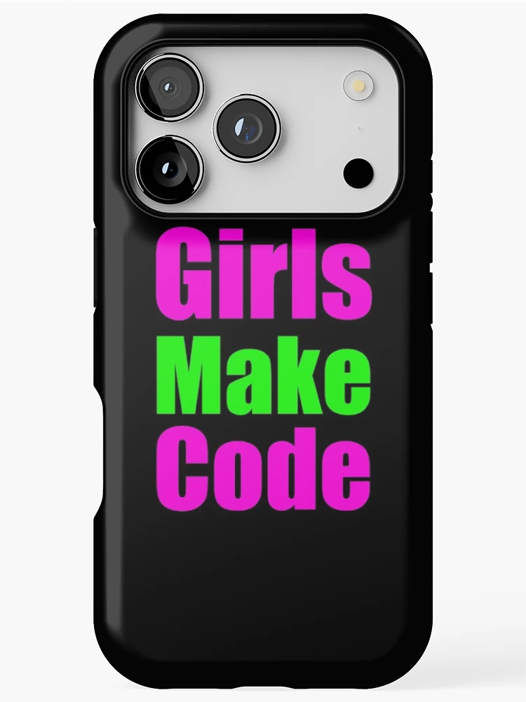 Thumbnail 1 of 4, iPhone Case, Girls make Code designed and sold by KeepOnCoding.