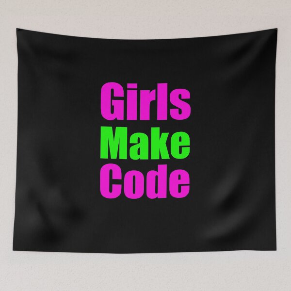 Item preview, Girls make Code  designed and sold by KeepOnCoding.