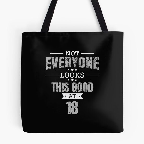 Item preview, 18th Birthday Gift Retro Eighteen 18 Years Looks This Good Grey designed and sold by haselshirt.