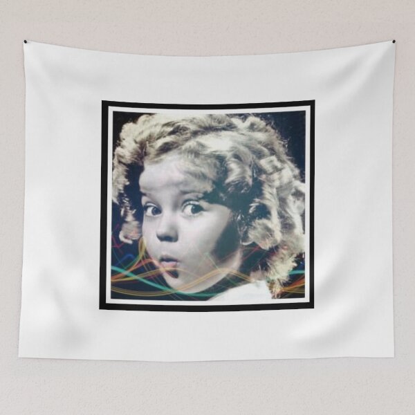 Item preview, shirley temple 1937 vintage digital art card sticker tshirt designed and sold by mystic lady vintage art and fashion designs.