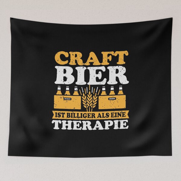 Item preview, Craft Beer Cheaper Than Therapy Hoppy IPA Gift Idea designed and sold by haselshirt.