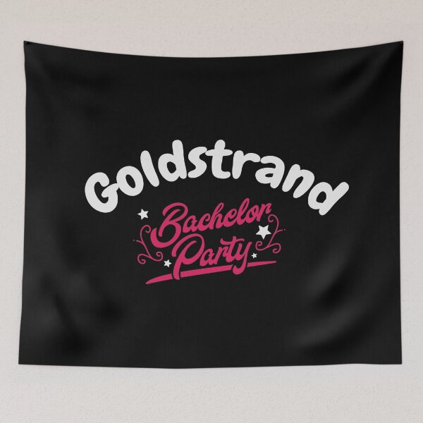 Item preview, Bachelor Party Shirt Goldstrand Gift Tee designed and sold by haselshirt.