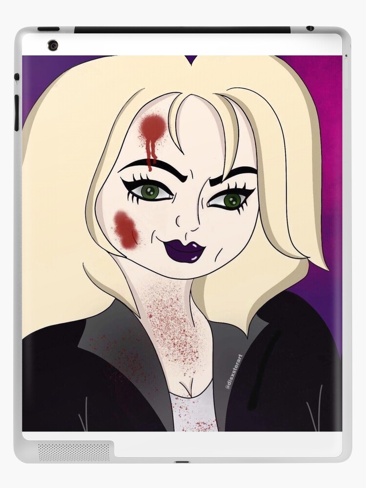 Funda y vinilo para iPad «Tiffany Valentine (Novia de Chucky) Dibujo» de  disxsterart | Redbubble