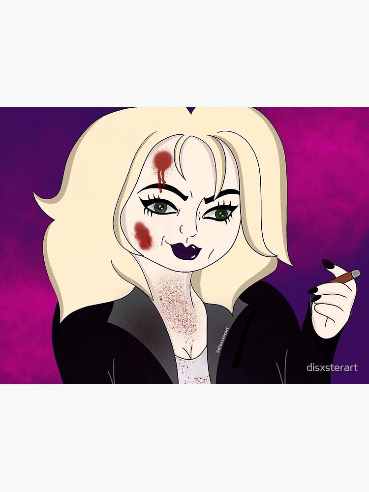 "Tiffany Valentine (Bride of Chucky) Drawing" Art Print for Sale by