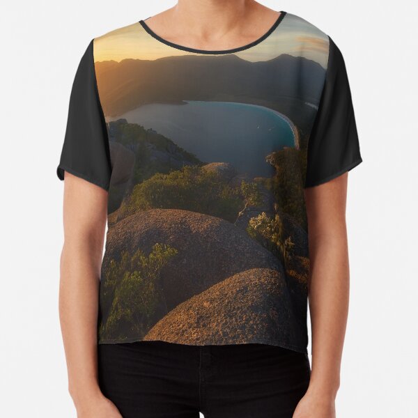 Mt Amos and Wineglass Bay Chiffon Top