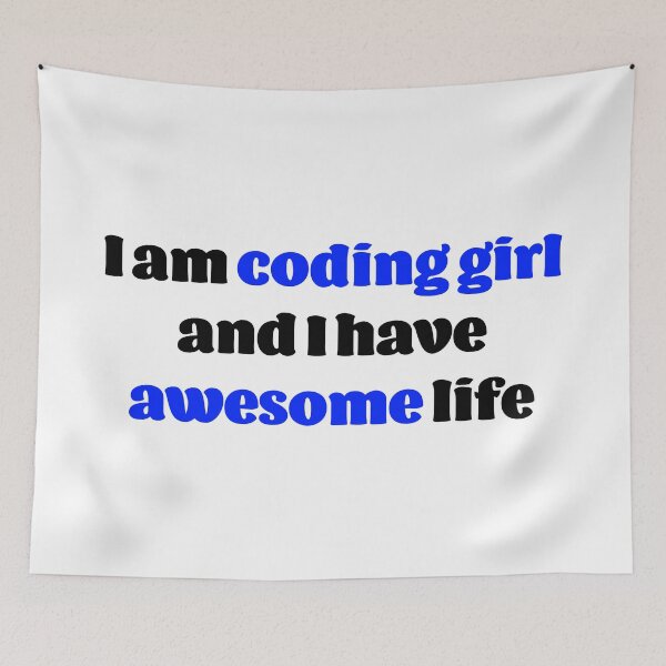 Item preview, I am coding girl... designed and sold by KeepOnCoding.