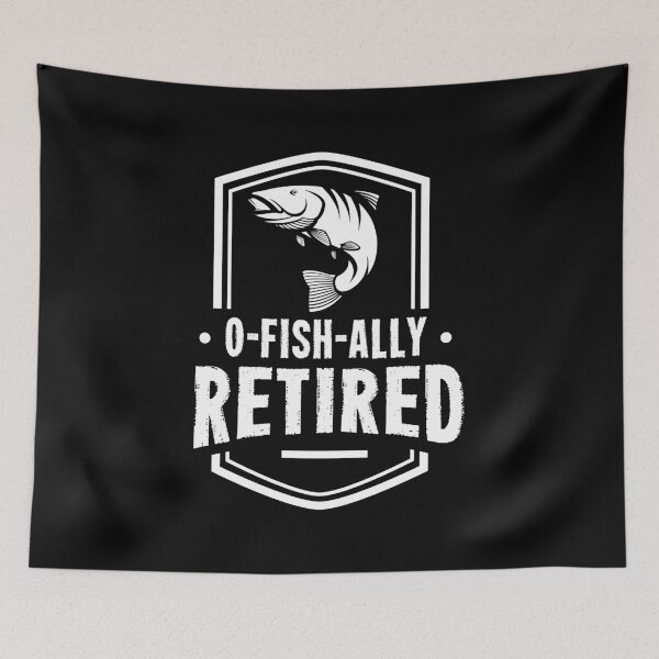 Artikelvorschau, Retirement O Fish Ally Retired Retiree Fishing Gift Idea entworfen und verkauft von haselshirt.