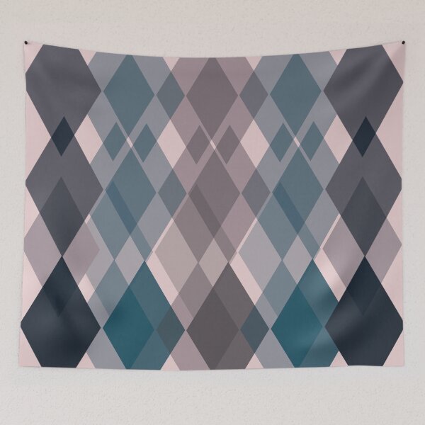 Item preview, Confused Argyle in teal and rose - you might be drunk designed and sold by BlertaDK.