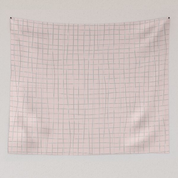 Item preview, Grey threads on pale dusty rose designed and sold by BlertaDK.