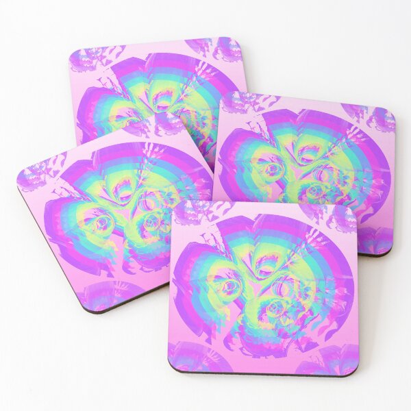 Item preview, Rainbow Curls Pattern Leaves designed and sold by TigsArts.