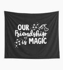 Friendship Is Magic BFF Bestfriend Goals Gift Idea Wandbehang