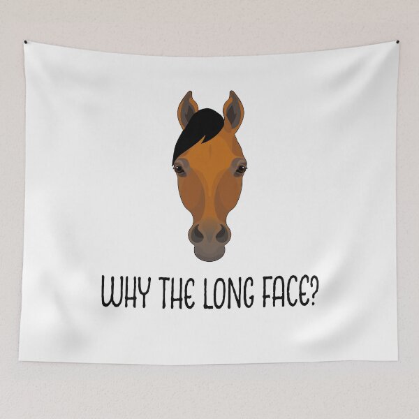 Item preview, Why The Long Face Horse Lover Funny Meme Joke T Shirt designed and sold by funnytshirtemp.