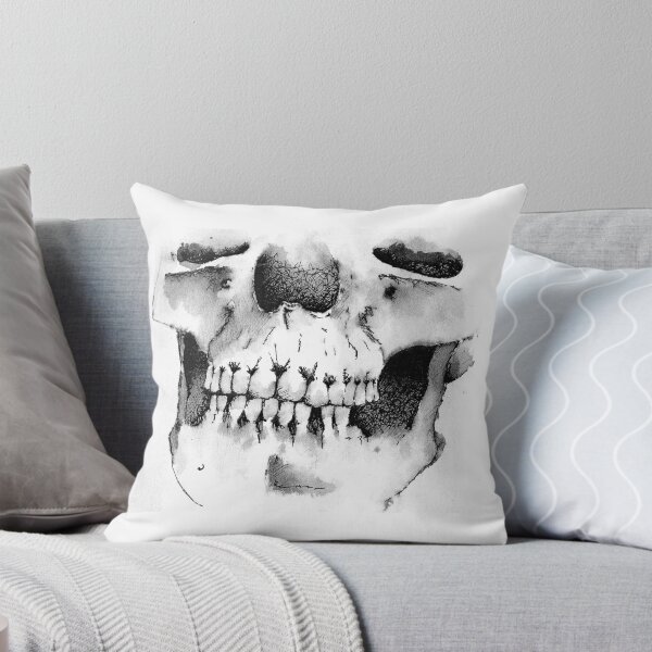 Item preview, Skull Jaw - Black and White designed and sold by AYearAsAGhost.