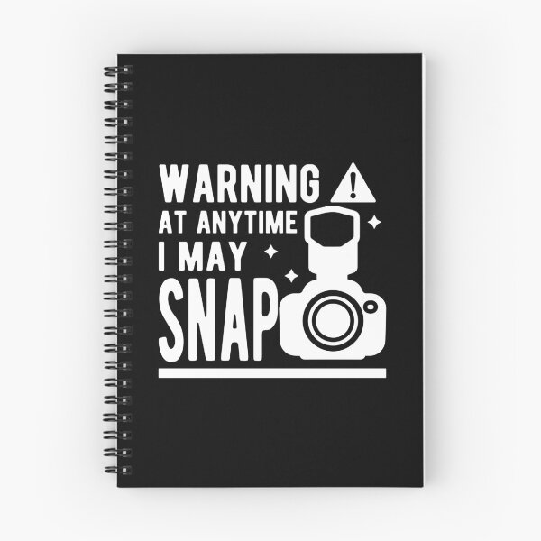 Item preview, Warning Anytime Snap Photography Birthday Gift designed and sold by haselshirt.