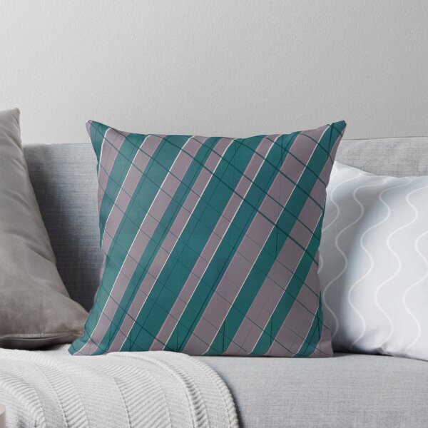 Item preview, Graphic stripes in rose lilac teal green navy and blue designed and sold by BlertaDK.