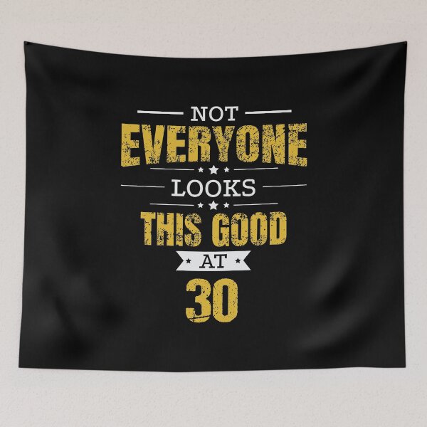 Item preview, 30th Birthday Gift Retro Thirty 30 Years Looks This Good Yellow designed and sold by haselshirt.
