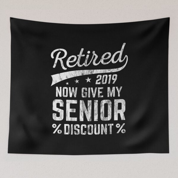 Item preview, Retired 2019 Senior Discount Retirement Gift Idea designed and sold by haselshirt.