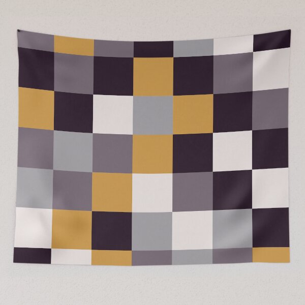 Item preview, Purple and Gold Squares designed and sold by BlertaDK.
