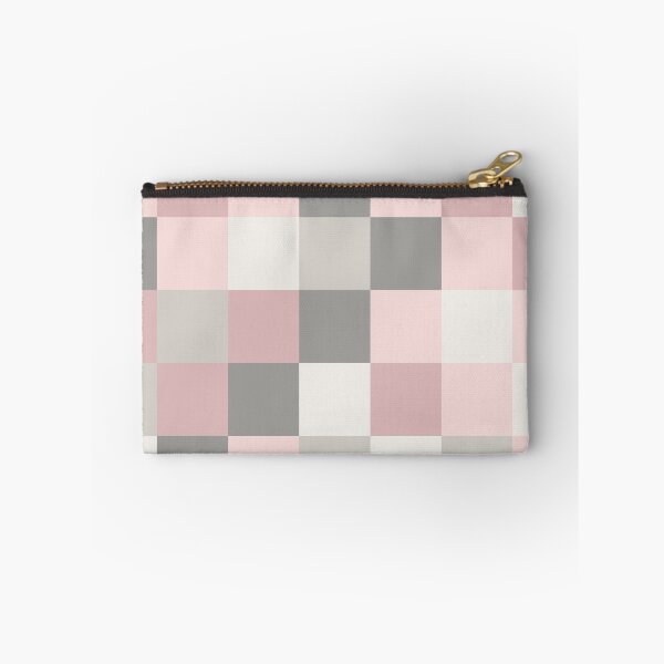 Item preview, Dusty Rose, Rose and Grey Squares designed and sold by BlertaDK.
