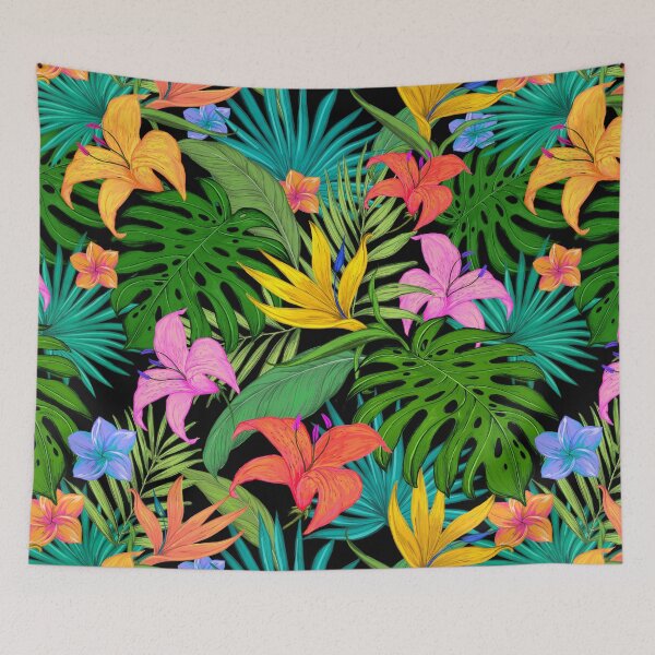 Item preview, Tropical leaves designed and sold by lalylaura.