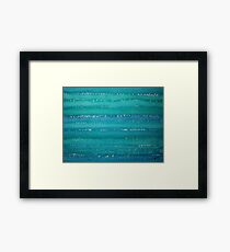 Whitecaps original painting Framed Print