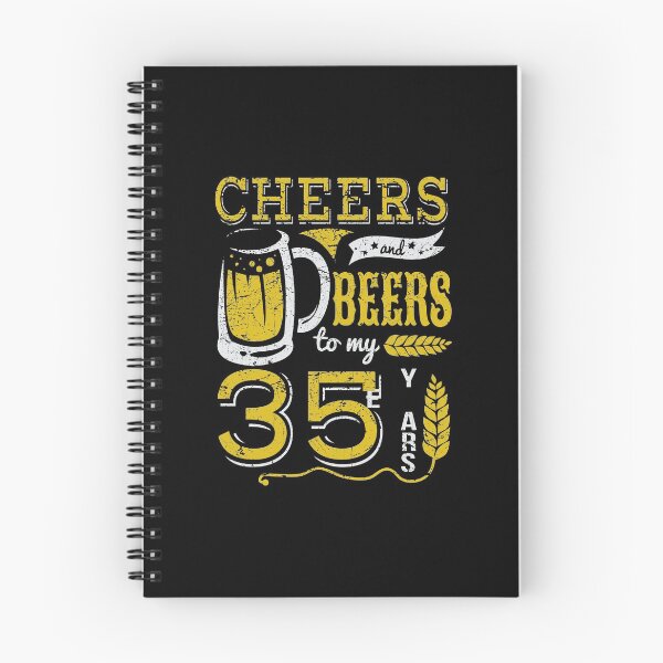 Item preview, Cheers and Beers 35th Birthday Gift Idea designed and sold by haselshirt.
