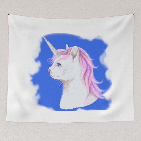 Item preview, Fairytail Unicat print  designed and sold by artsofy.