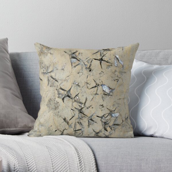 Making Tracks - Magpie Springs - Adelaide Hills - by South Australian artist Avril Thomas Throw Pillow