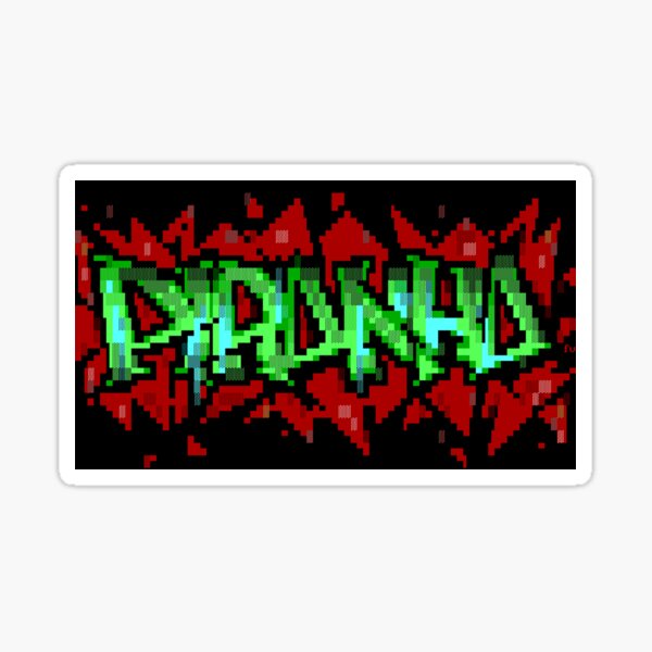 Piranha BBS Sticker