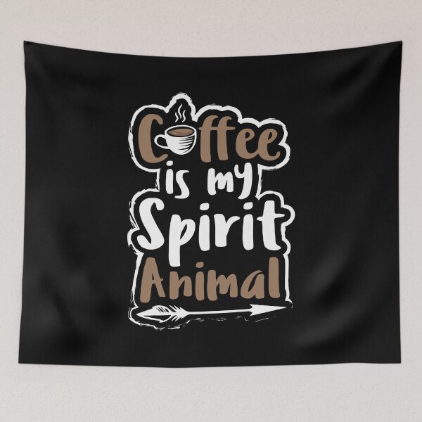 Artikelvorschau, Coffee Lover Spirit Animal Coffee Birthday Gift Idea entworfen und verkauft von haselshirt.