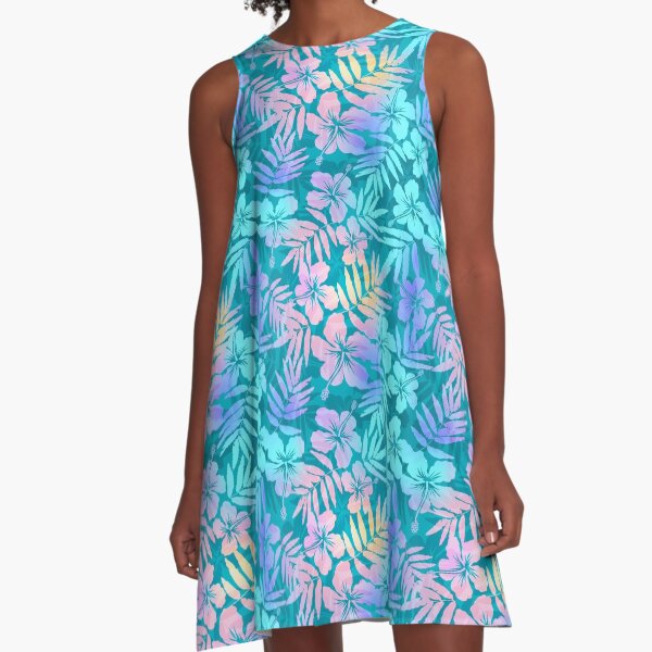 Item preview, Pearl colors tropic flowers pattern designed and sold by 1enchik.