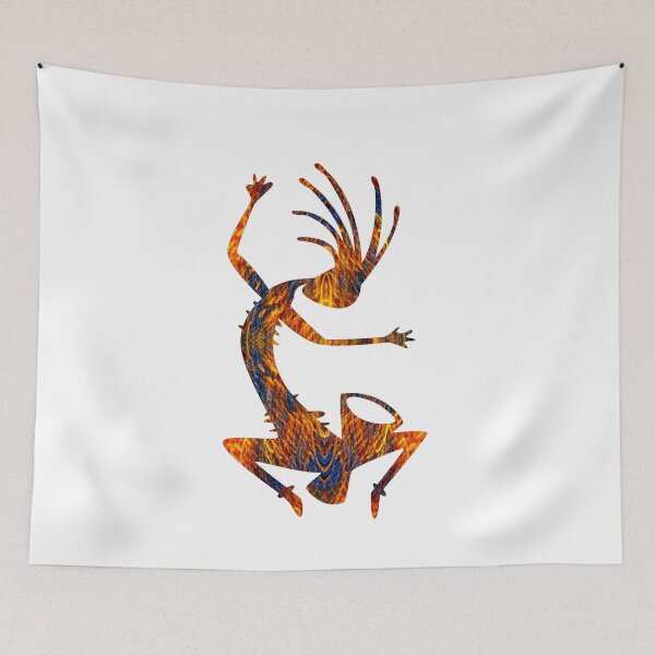 Item preview, Kokopelli Drummer on Fire designed and sold by Andy-Fenrir.