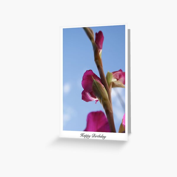 Flora - happy birthday Greeting Card
